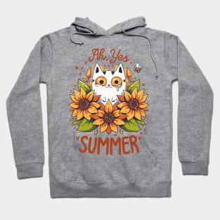 Summer Kitten Sniffles - Allergic Cat Hoodie